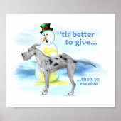 Great Dane BTG Merle Poster (Vorne)