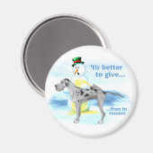 Great Dane BTG Merle UC Magnet (Vorderseite/Rückseite)