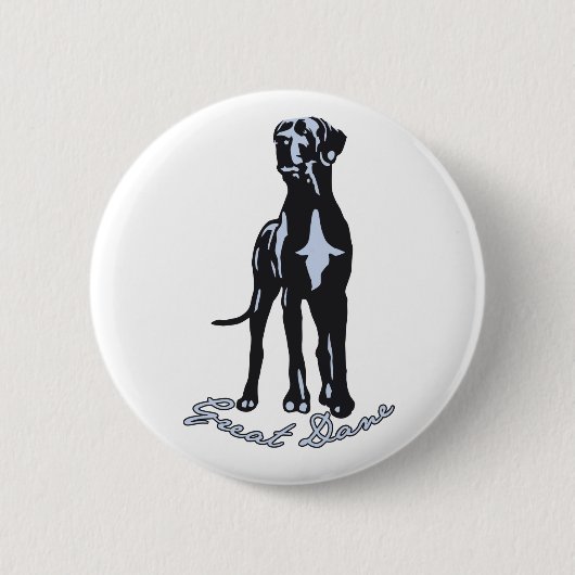 Great Dane Button (Vorderseite)