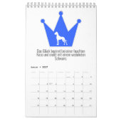 Great Dane Calendar Quotes weiß Kalender (Jan 2027)