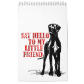 Great Dane Calendar Quotes weiß Kalender (Titelbild)