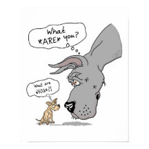 Great Dane & Chihuahua Blue