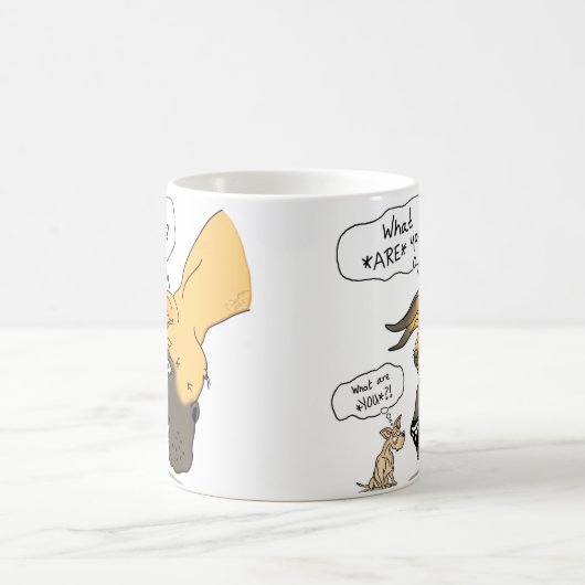 Great Dane & Chihuahua Fawn Kaffeetasse (Mittel)