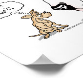 Great Dane & Chihuahua Harlequin Poster (Ecke)