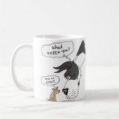 Great Dane & Chihuahua Mantle Kaffeetasse (Links)