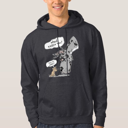 Great Dane & Chihuahua Merle Hoodie (Vorderseite)