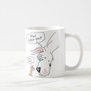 Great Dane & Chihuahua White Kaffeetasse