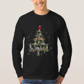 Great Dane Christmas Lights Tree Decoration Dog T-Shirt (Vorderseite)