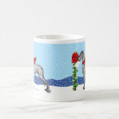 Great Dane Christmas Mail Black UC Kaffeetasse (Mittel)