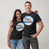 Great Dane Christmas Mail Brindle UC T-Shirt (Unisex)