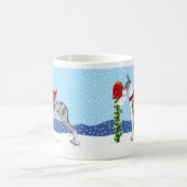 Great Dane Christmas Mail Merle Kaffeetasse (Mittel)