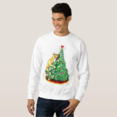 Great Dane Christmas Reach Goals Fawn Sweatshirt (Vorne ganz)