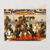 Great Dane Circus Show Postkarte (Vorderseite)