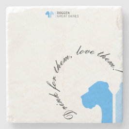 Great Dane Collections Bluemin Steinuntersetzer