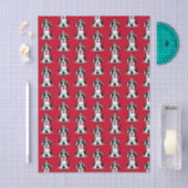 Great Dane Comic-Welpe Seidenpapier (Handwerk)