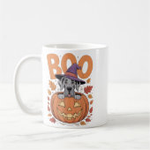 Great Dane Costume On Pumpkin Halloween Great Dane Kaffeetasse (Links)