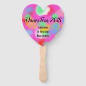 Great Dane Couple Fächer (Rückseite)