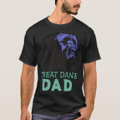 Great Dane Dad Cute Dog Great Dane T-Shirt (Vorderseite)