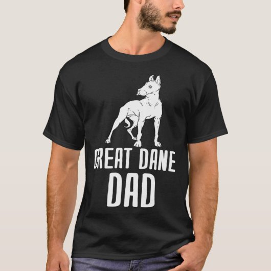 Great Dane Dad T-Shirt (Vorderseite)
