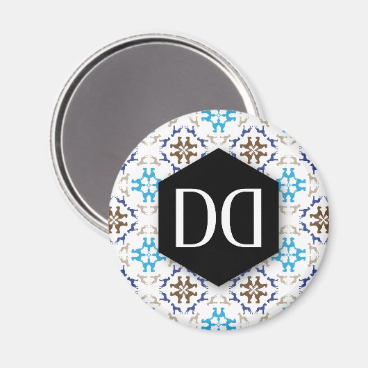Great Dane DD Pattern Magnet (Vorderseite/Rückseite)