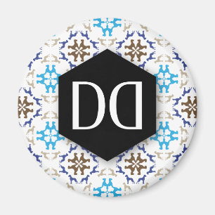 Great Dane DD Pattern Magnet