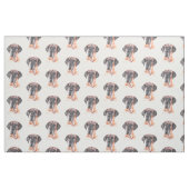 Great Dane Dog Animal Portrait Stoff (Fat Quarter (45,7 x 55,9 cm))