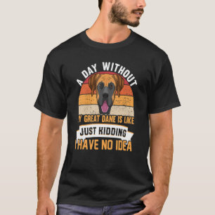 Great Dane Dog Apparel Great Dane Requories 2 T-Shirt