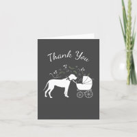 Great Dane Dog Baby Dusche Welpe Grau