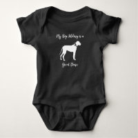 Great Dane Dog Baby Dusche Welpe Grau