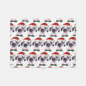 Great Dane Dog Breen Weihnachtsstars Fleecedecke (Vorderseite (Horizontal))