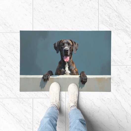 Great Dane Dog Doormat Art Fußmatte (Indoor)