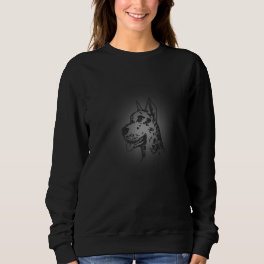 Great Dane dog for men women Sweatshirt (Vorderseite)