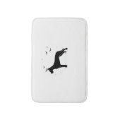 Great Dane Dog - Halloween Moon Silhouette Classic Badematte (Vorderseite Vertikal)