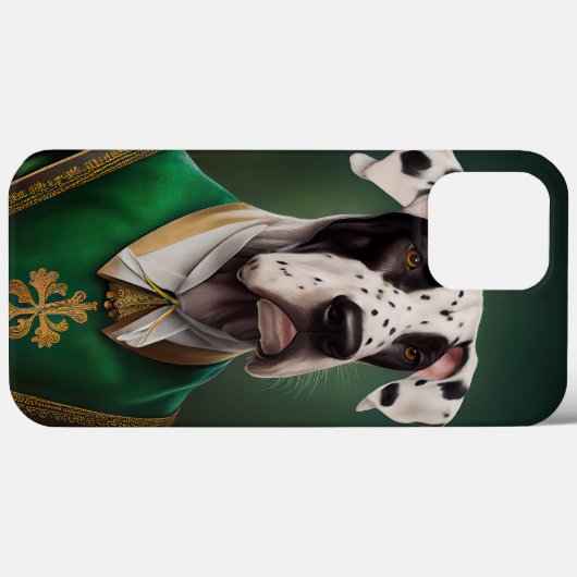 Great Dane Dog in St. Patrick's Day Dress Case-Mate iPhone Hülle (Rückseite (Horizontal))