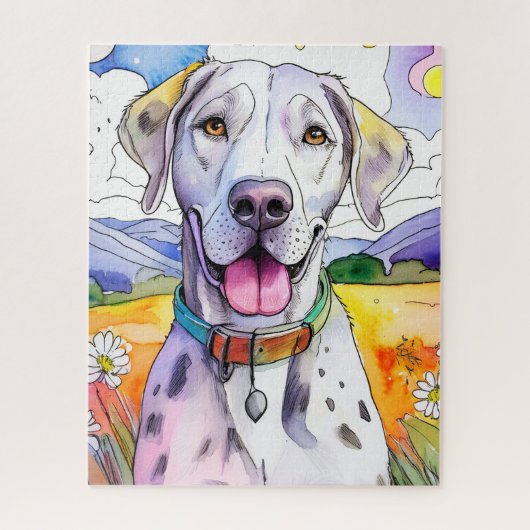 Great Dane Dog Jigsaw Puzzle (Vertikal)
