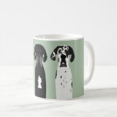 Great Dane Dog Kaffeetasse (VorderseiteRechts)