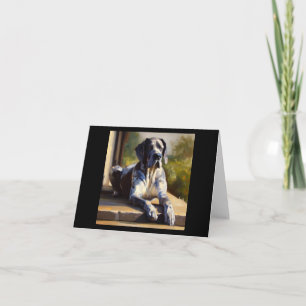 Great Dane Dog Karte