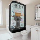 Great Dane Dog Laundry Company Duschvorhang (Beispiel)