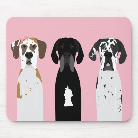 Great Dane Dog Mousepad (Vorne)