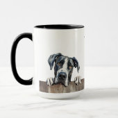 Great Dane Dog Mug Tasse (Links)