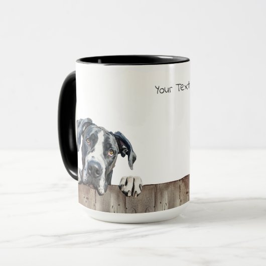Great Dane Dog Mug Tasse (Vorderseite Links)