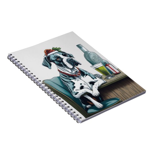 Great Dane Dog Notizblock (Rechte Seite)