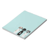 Great Dane Dog Notizblock (Rotiert)