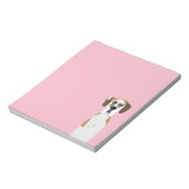 Great Dane Dog Notizblock (Rotiert)