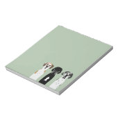 Great Dane Dog Notizblock (Rotiert)