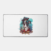 Great Dane Dog Pirate Schreibtischunterlage (Vorderseite)