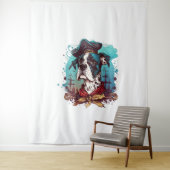 Great Dane Dog Pirate Wandteppich (Beispiel)