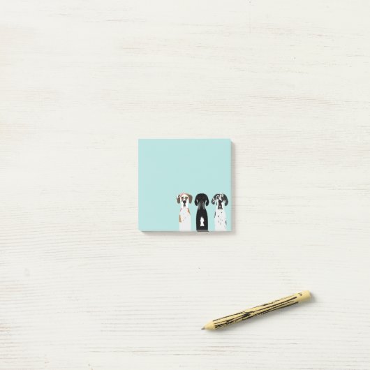 Great Dane Dog Post-it Klebezettel (Auf Schreibtisch)