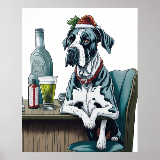 Great Dane Dog Poster (Vorne)