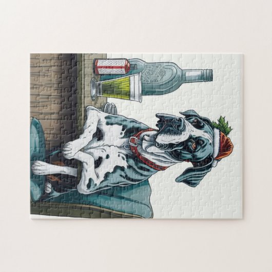 Great Dane Dog Puzzle (Horizontal)